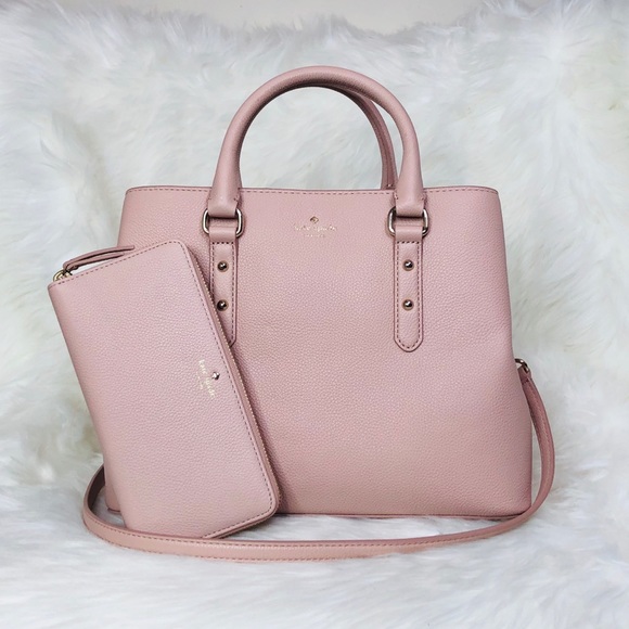 kate spade Handbags - Kate Spade Larchmont Evangelie Satchel Wallet Set